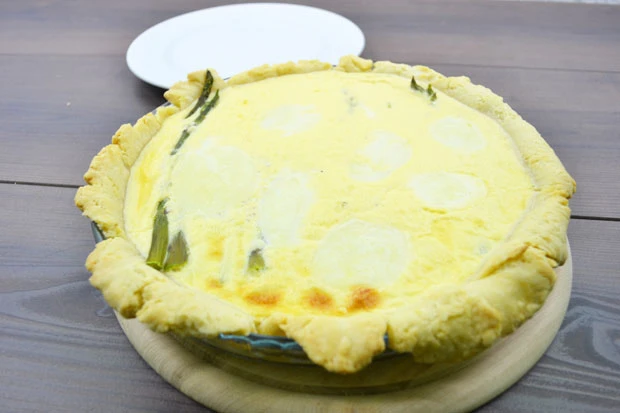 Spargel-Quiche
