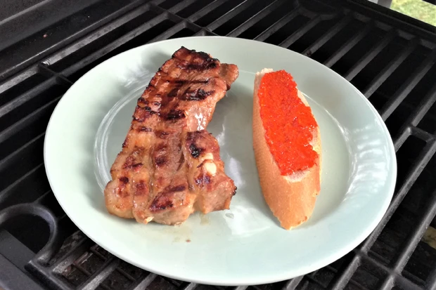 Gegrilltes Bauchfleisch