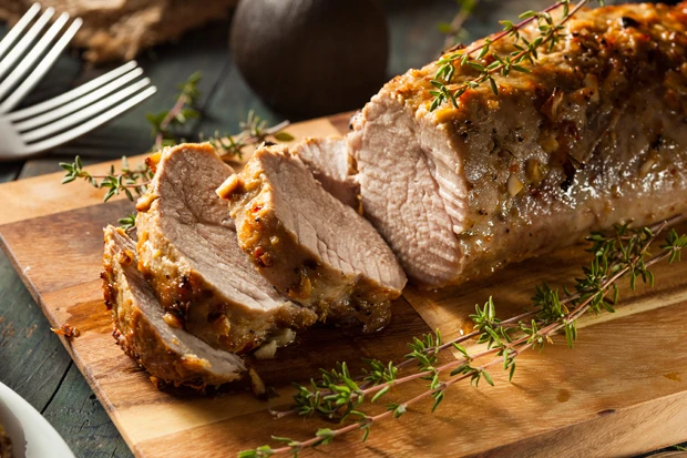 Schweinslungenbraten im Backrohr
