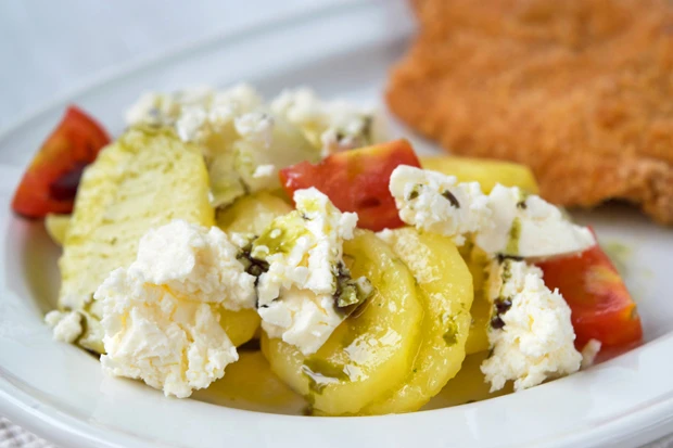 Erd&auml;pfel-Feta-Salat