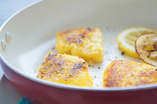 Gegrillte Zitronen-Polenta