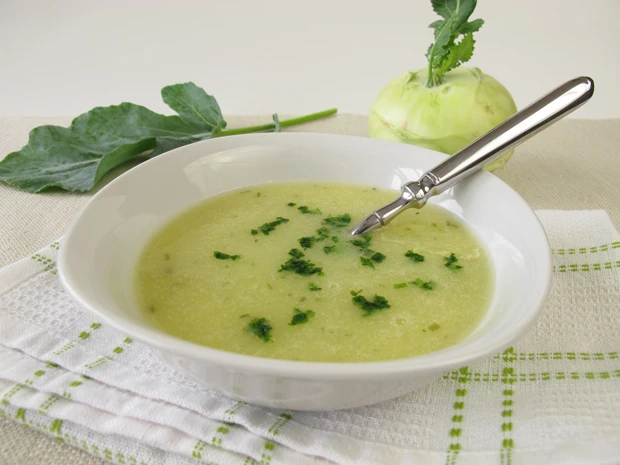 Kohlrabicremesuppe