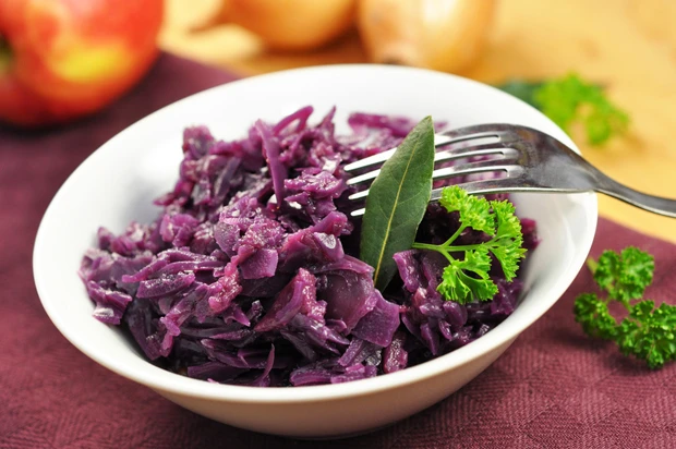 Zwiebel-Rotkraut