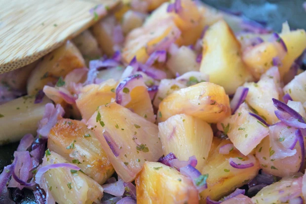 Ananas-Zwiebel-Gem&uuml;se