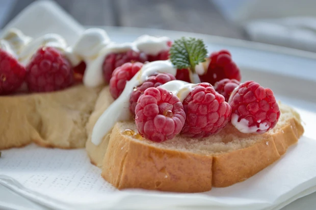 Himbeer-Bruschetta