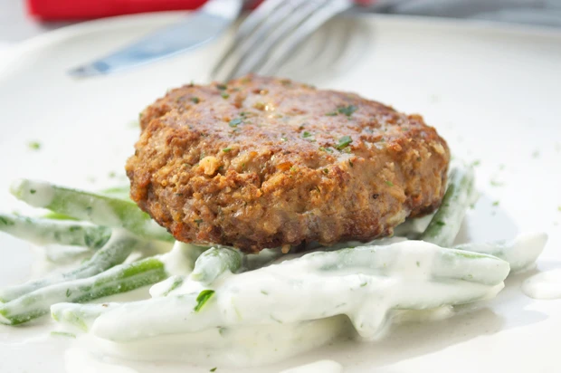 Kalbslaibchen mit Fisolen