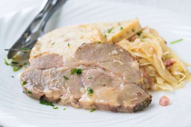 Schweinebraten mit Bier