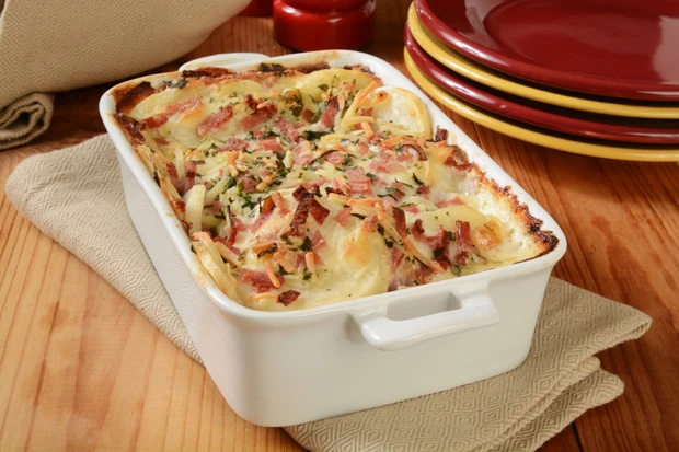 Frischk&auml;se-Kartoffelauflauf