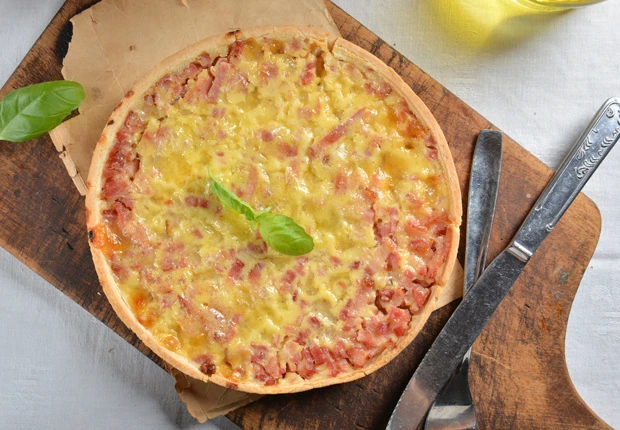 Schinken-Zwiebel-Quiche