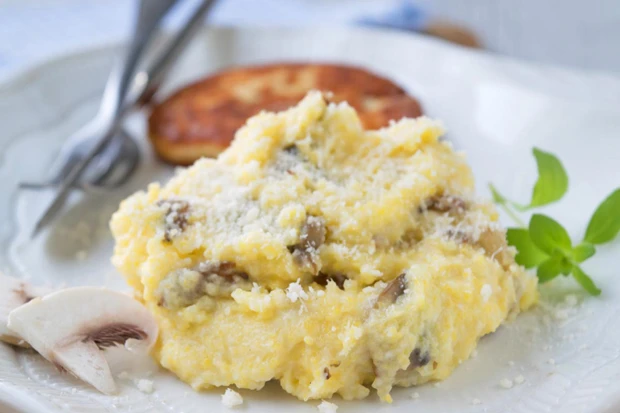 Polenta mit Pilzen