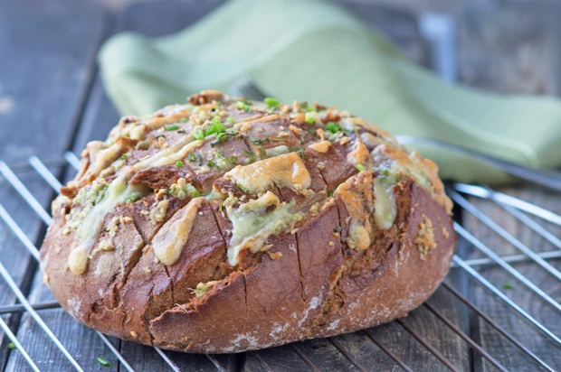 Zupfbrot mit K&auml;se