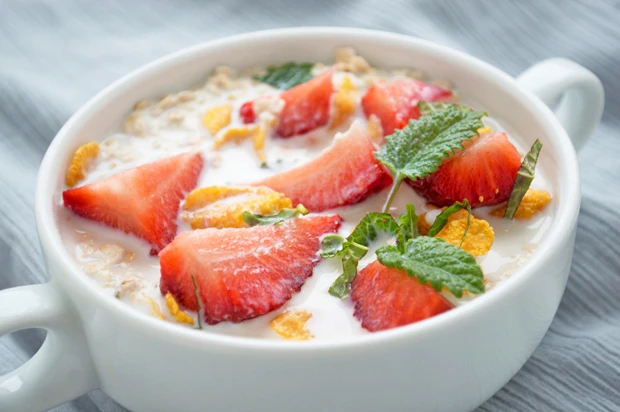 Erdbeer-Minz-M&uuml;sli