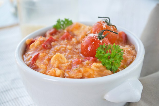 Paprika-Huhn-Risotto