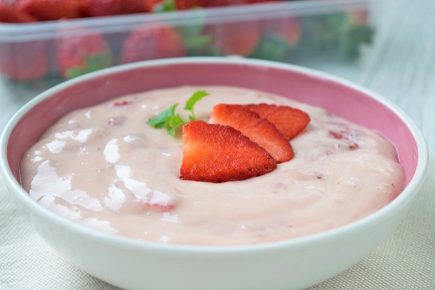 Erdbeerpudding selbstgemacht