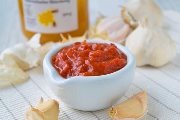Tomaten-Honig-Sauce