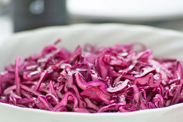 Einfacher Rotkrautsalat