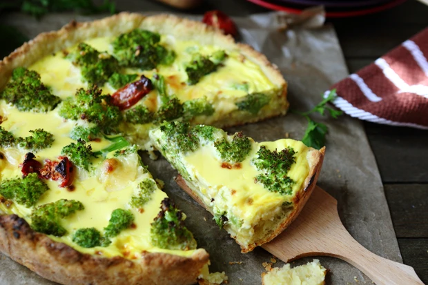 Camembert-Brokkoli-Quiche
