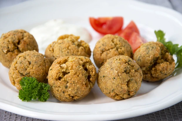 Bärlauchfalafel