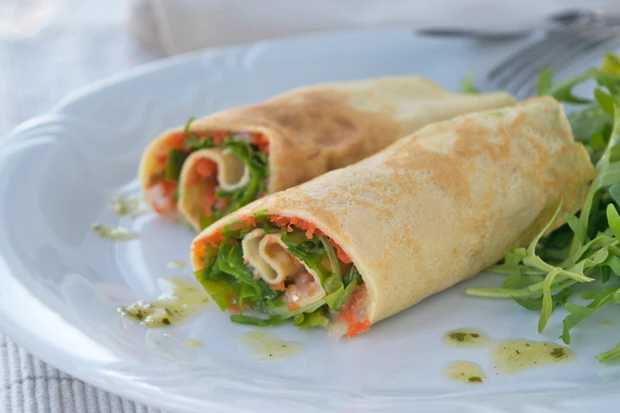 Gef&uuml;llte Crepes