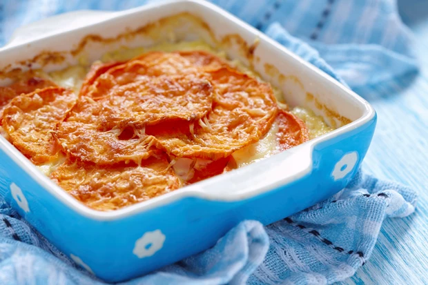 Süßkartoffel-Gratin