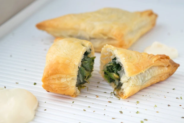 Tofu-Spinattaschen
