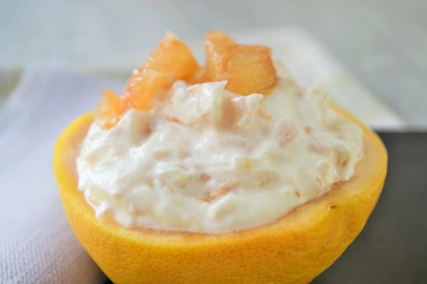Gefüllte Grapefruits