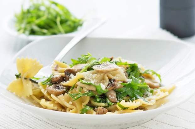 Nudeln mit Rucola