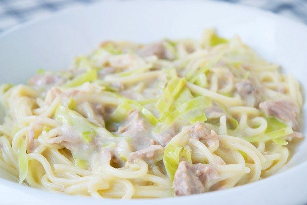 Thunfisch-Lauch-Sauce