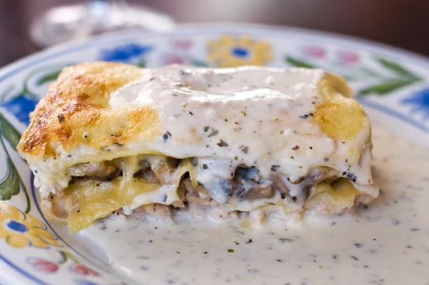 Lasagne mit Steinpilz und Gorgonzola