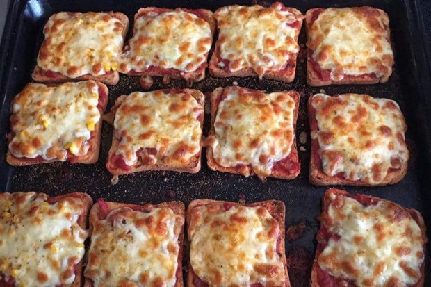 Toast-Pizza - Rezept