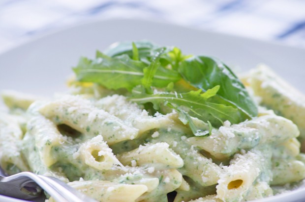 Penne mit Rucolasauce