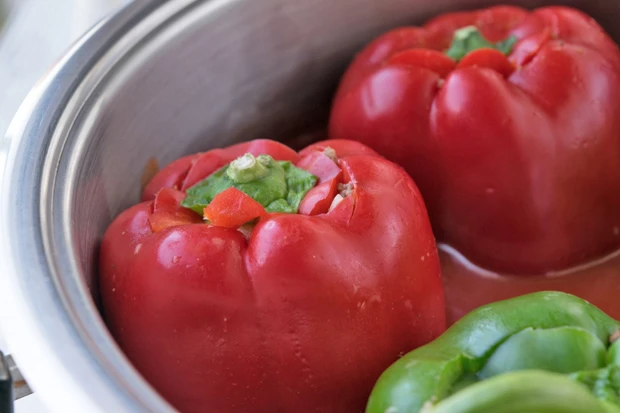 Gefüllte Paprika mit Feta
