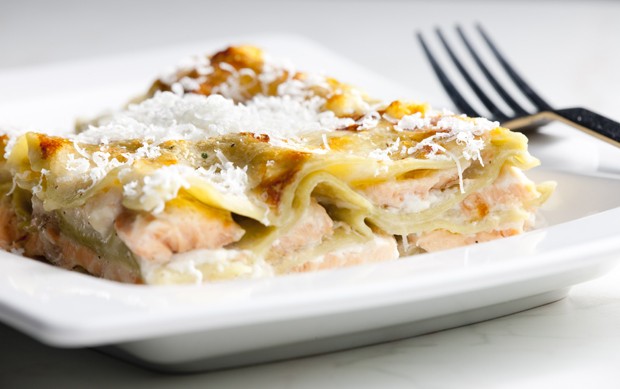 Kohl-Lasagne mit Lachs
