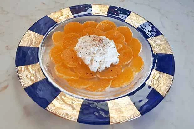 Mandarinen-Carpaccio