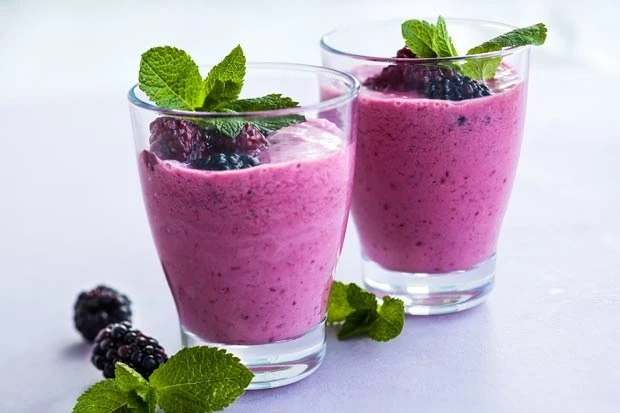 Brombeer-Mousse