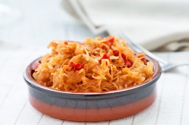 Paprika-Sauerkraut - Rezept