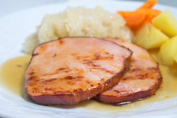 Kasseler mit Sauerkraut