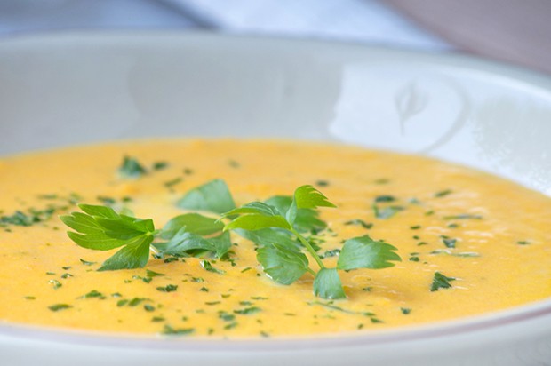 Karottensuppe mit Minze