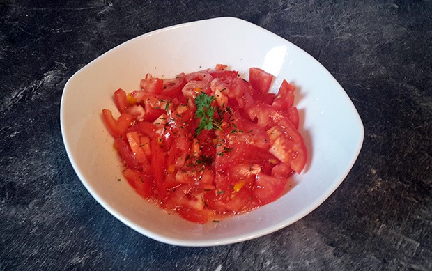 Italienischer Tomatensalat
