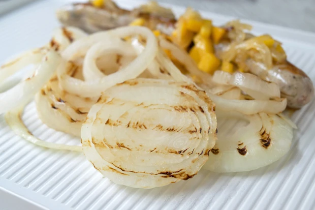 Gegrillte Zwiebelringe