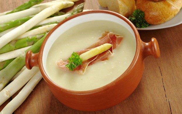 Spargelcremesuppe