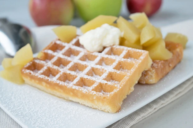 Topfen-Waffeln