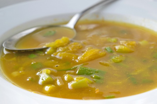 Lauch-Apfel-Suppe