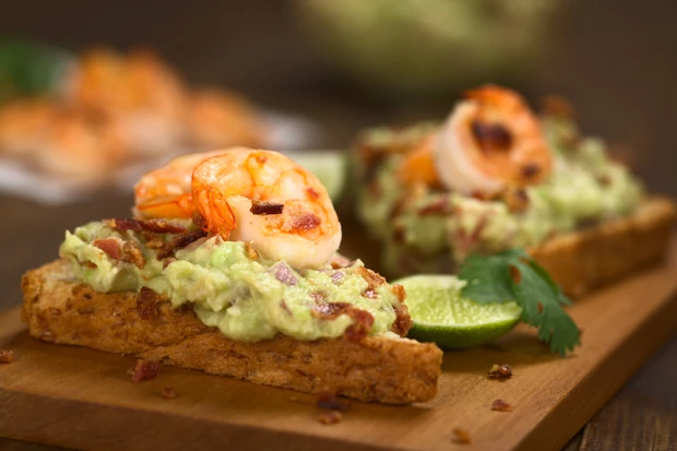 Avocado-Garnelenbrot