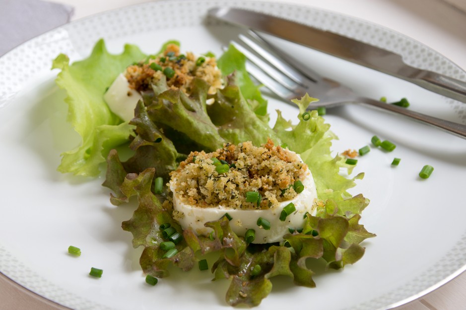 Gratinierter Ziegenkäse
