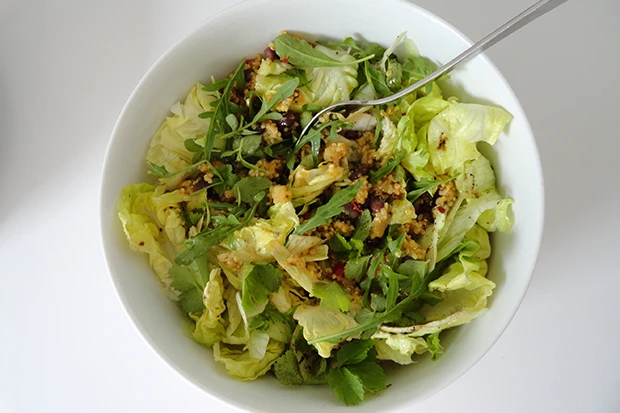 Gr&uuml;ner Quinoa Salat