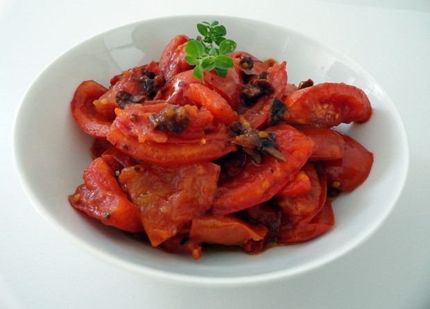 Glasierte Tomaten