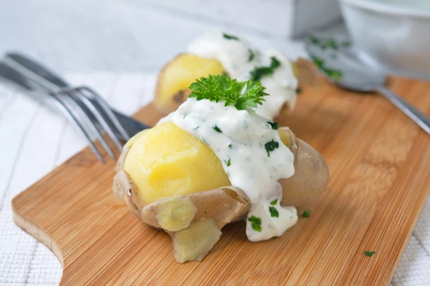 Kartoffeln mit Sour Creme