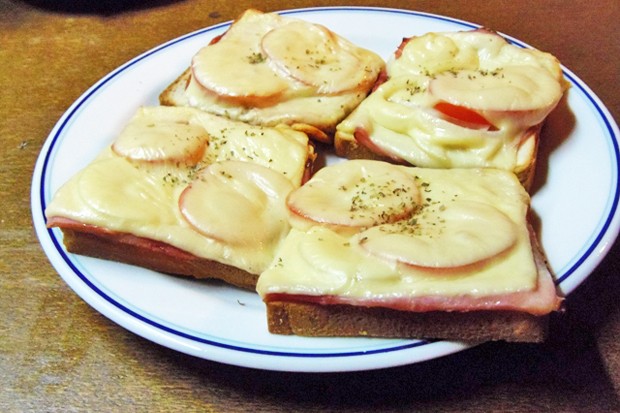 Überbackener Toast