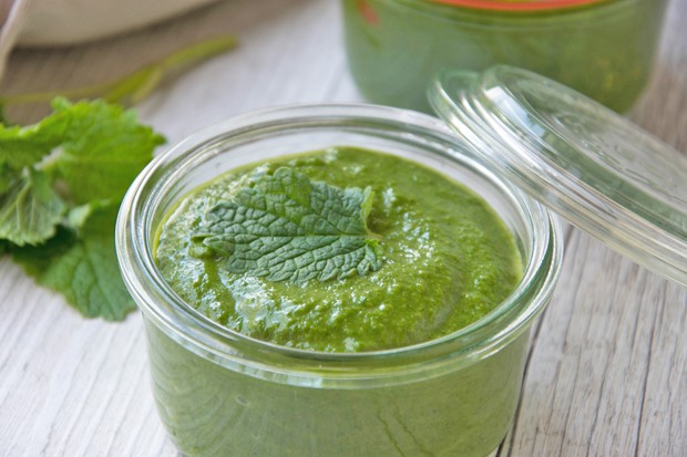 Brennnessel-Spinat-Paste